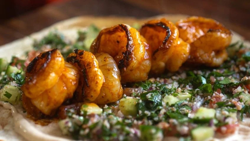 Grilled Harissa Shrimp Quesadillas with Fresh Salsa: A Fiery Fusion Delight