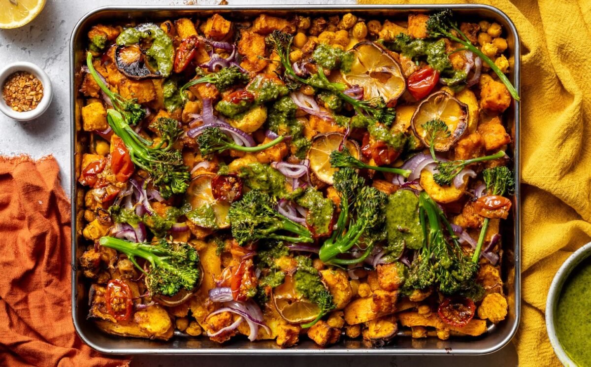 One-Pan Tofu and Vegetables: A Quick Vegan Dinner Delight